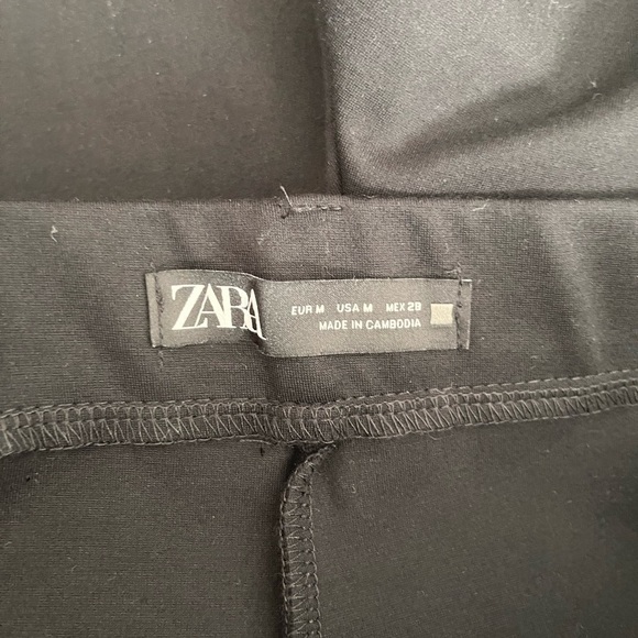 Zara Metal Button Black Legging - Picture 7 of 8